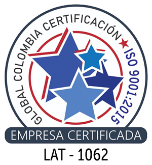 Empresa certificada - ISO 9001 - LAT 1062
